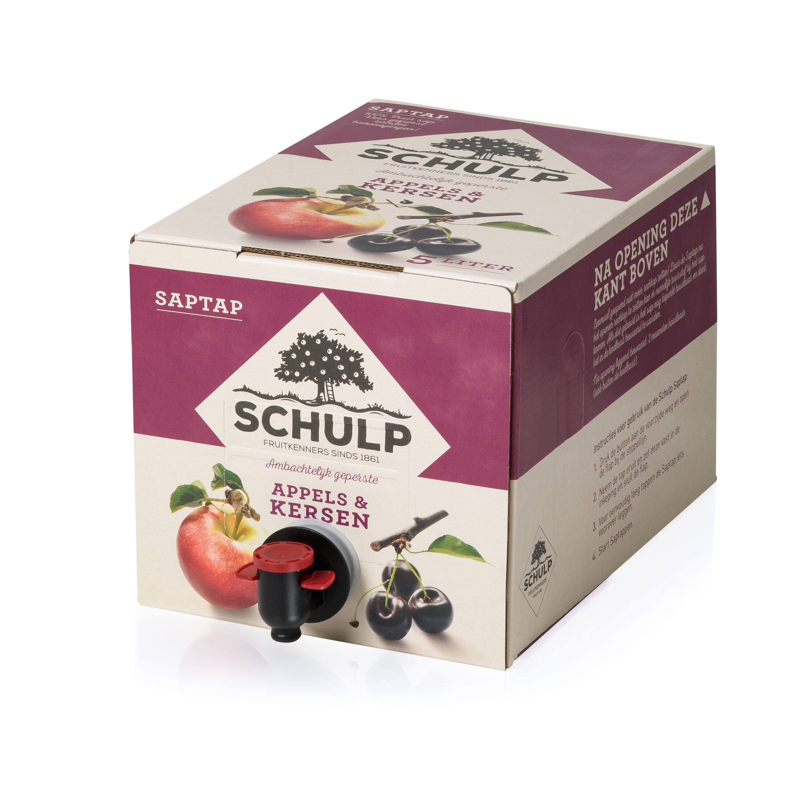 Schulp saptap appel kersen 5L
